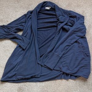 Athleta Women's Deep Blue pranayama wrap Cardigan